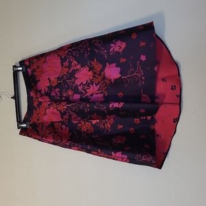 Anthropologie Eva Franco Floral Skirt High Low Tag Size 12 10